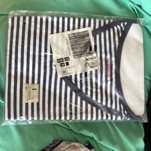 Striped Navy & White Women’s Short Sleeve Tee by American Eagle